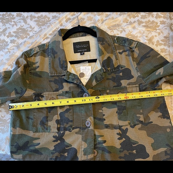 Sanctuary Camo Rip Stop Jacket 100% cotton Size M - Picture 9 of 9